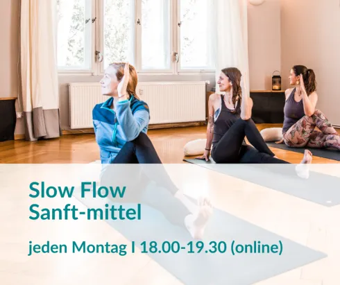 Slow Flow I sanft-mittel (online) @ Yogahaus Dresden