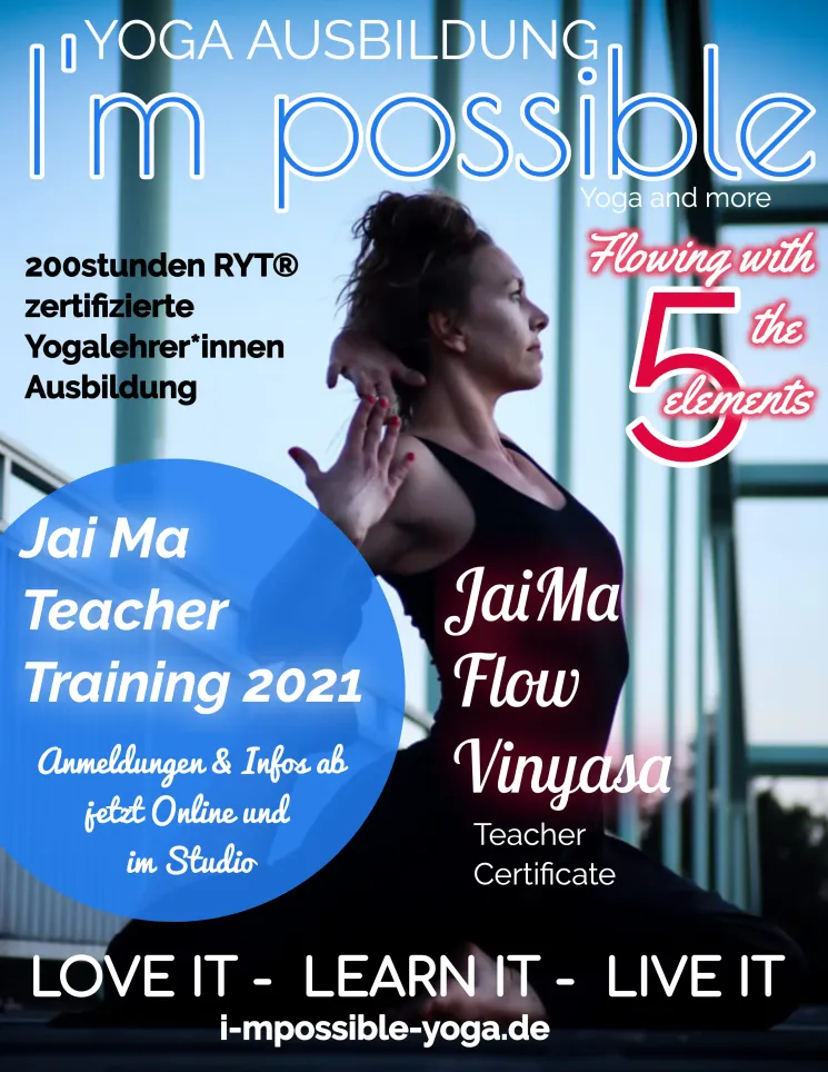 Infoabend -  JaiMa Flow Vinyasa - 200stunden RYT® zertifizierte  Yogalehrerausbildung  @ I'M POSSIBLE