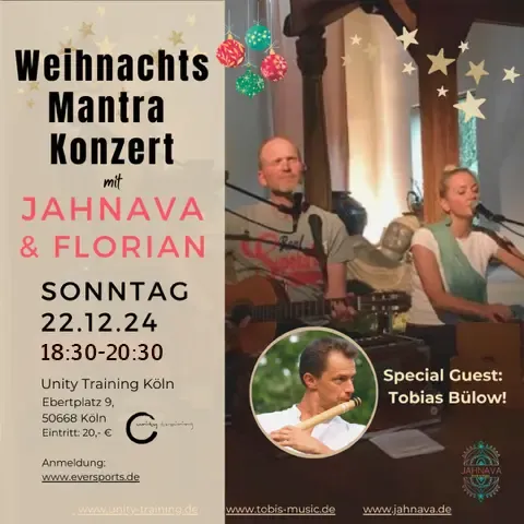 Kirtan-Abend mit Jahnava & Florian @ Unity Training