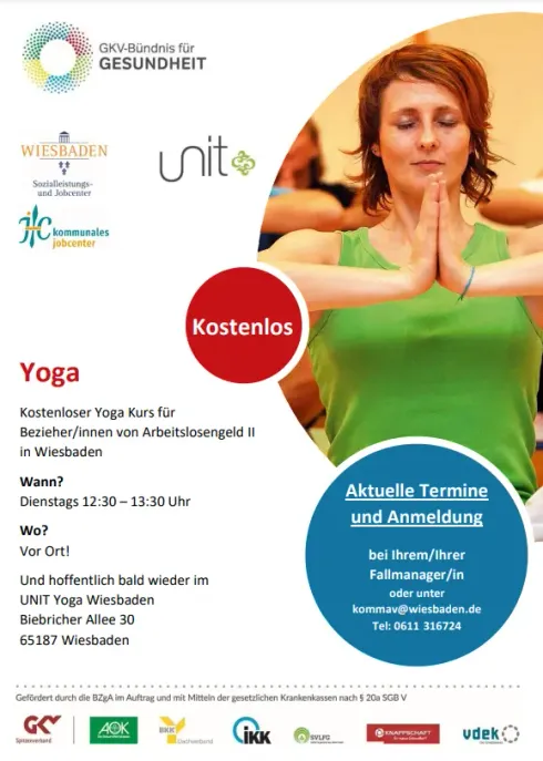 Hatha Kurs ALG II (vor Ort) @ UNIT Yoga Wiesbaden