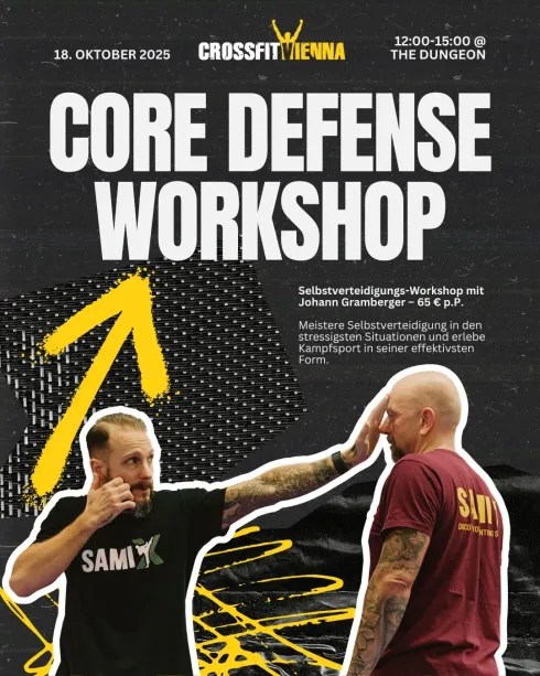 Core Defense Workshop - Selbstverteidigung @ Crossfit Vienna - The Starship