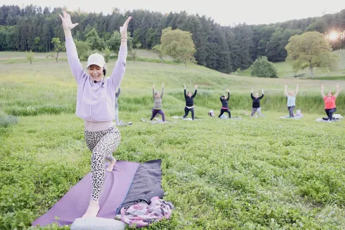 Yoga & Wein Event - Weingut Blattmann, Wildtal @ Auf die Matte