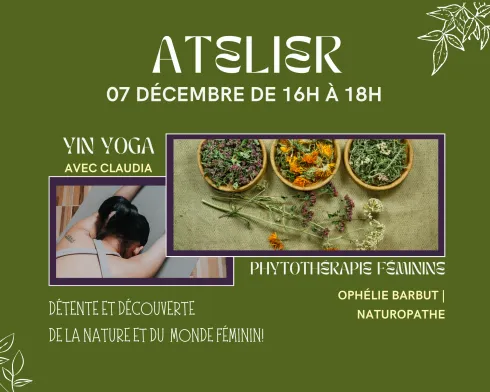 ATELIER  Yin Yoga & Phytothérapie féminine @ Shala Omm