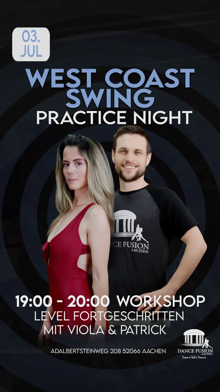 LEADER TICKET - WCS Practice Night (mit Workshop) @ Dance Fusion Aachen
