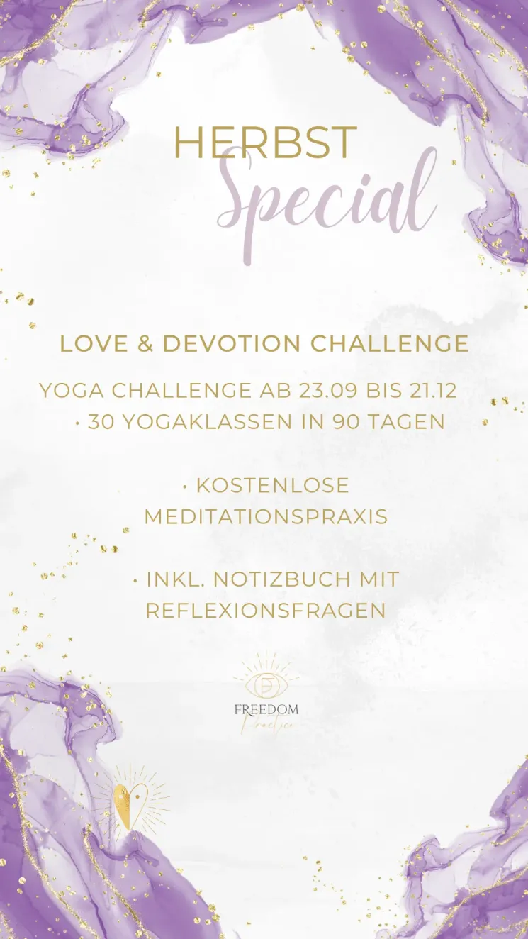 LOVE & DEVOTION CHALLENGE AB 23.09. @ FREEDOM PRACTICE