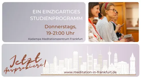 LIVESTREAM: Das Grundlagenprogramm @ Kadampa Meditationszentrum Frankfurt e.V.
