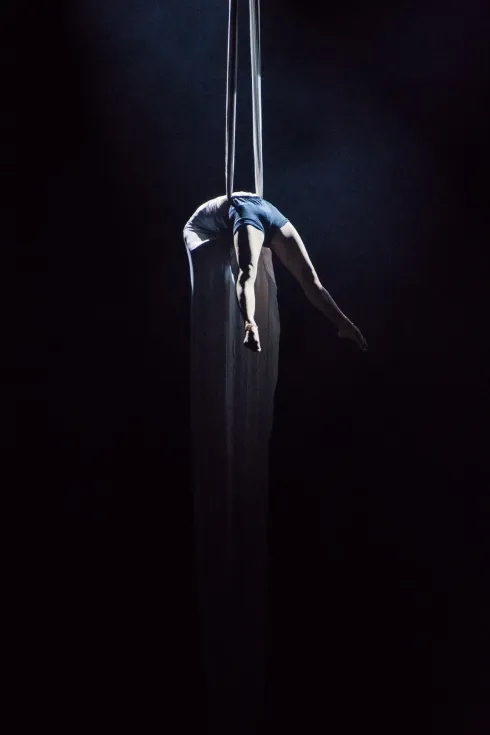 Ariadna Vendelova - Crossback sequencing and creativity on silks - Intermediate @ Aerial Silk Vienna