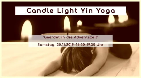 Candle Light Yin Yoga Workshop - Geerdet in die Adventszeit @ Yogabau GbR