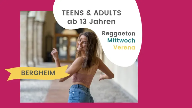 ADULTS & TEENS Bergheim, Reggaeton (ab 13 Jahren) mit Verena; 5 EH, Wintersemester  @ London Dance Studios