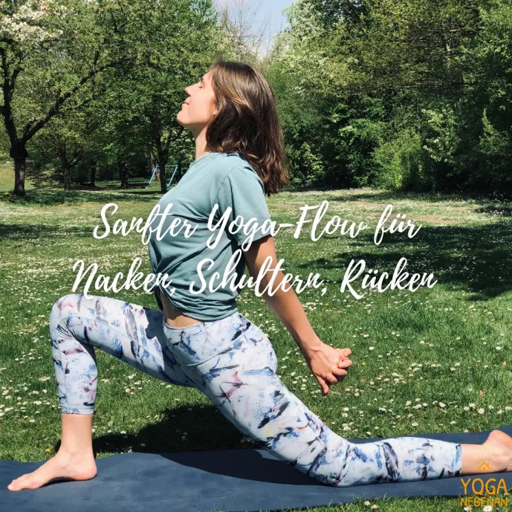 50 Min Sanfter Yoga-Flow für Nacken, Schultern und Rücken // All Level (Aufz. 05.01.) @ Yoga Nebenan