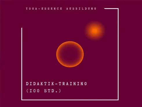 Anzahlung Didaktik-Training (100 Std.) @ yoga-essence