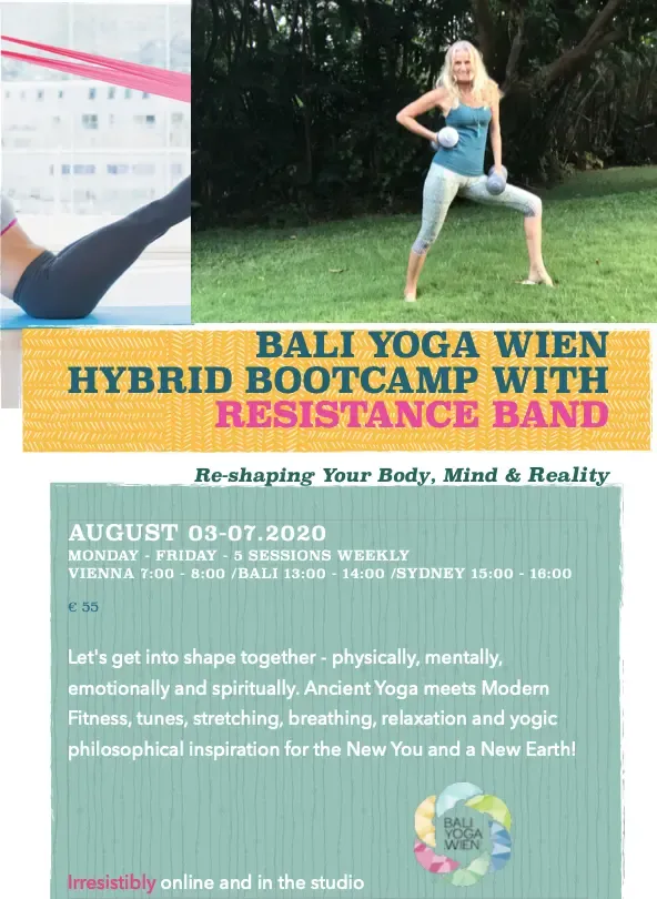 Hybrid Bali Yoga Bootcamp - with Resistance Band @ Yoga Bali