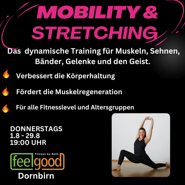 Mobility & Stretching ONLINE @ Feelgood Fitness by Beth