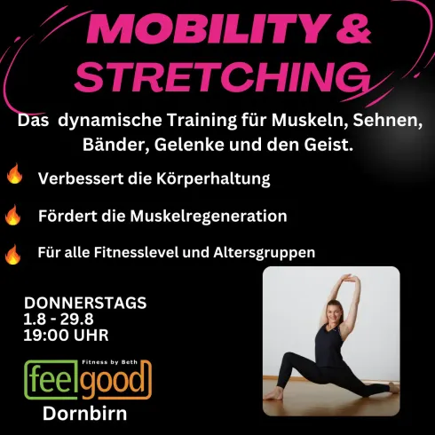 Mobility & Stretching ONLINE @ Feelgood Fitness by Beth