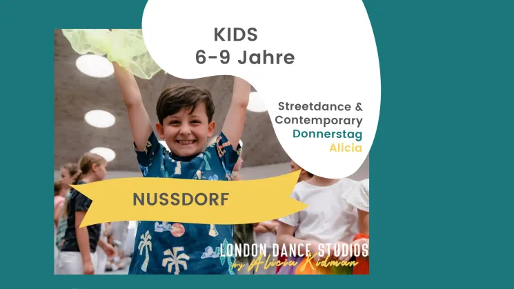 KIDS Nußdorf: Streetdance & Contemporary für 6-9-Jährige, 12 EH, Wintersemester @ London Dance Studios