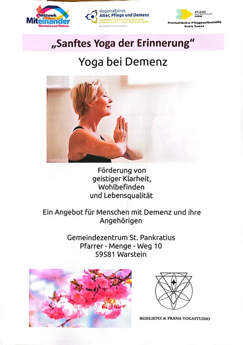 Infoveranstaltung " Yoga für Menschen mit Demenz" -Sanftes Yoga der Erinnerung @ RESILIENZ & PRANA YOGASTUDIO