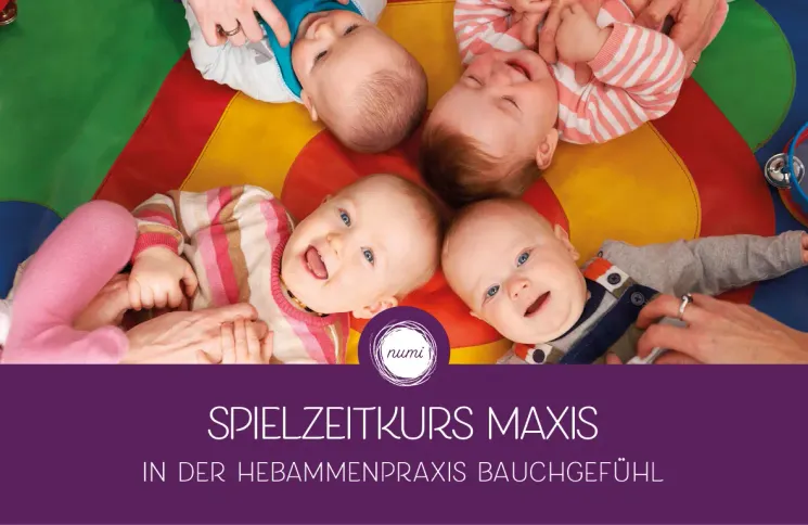 Baby Spielzeitkurs: Maxis | ab Juni |  Hebammenpraxis Bauchgefühl  @ numi | Yoga & Entspannung