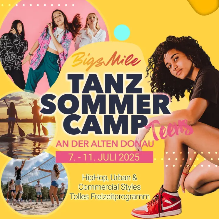 Tanzsommercamp an der Alte Donau @ BigsMile Club