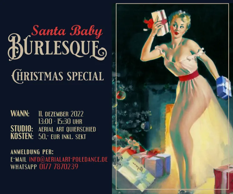 Burlesque Workshop: Santa Baby – Burlesque Christmas Special in Quierschied @ Aerial Art Poledance