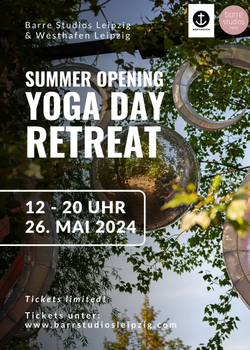 Summer opening Yoga Day-Retreat @ Westhafen Leipzig @ Studio Barre Süd