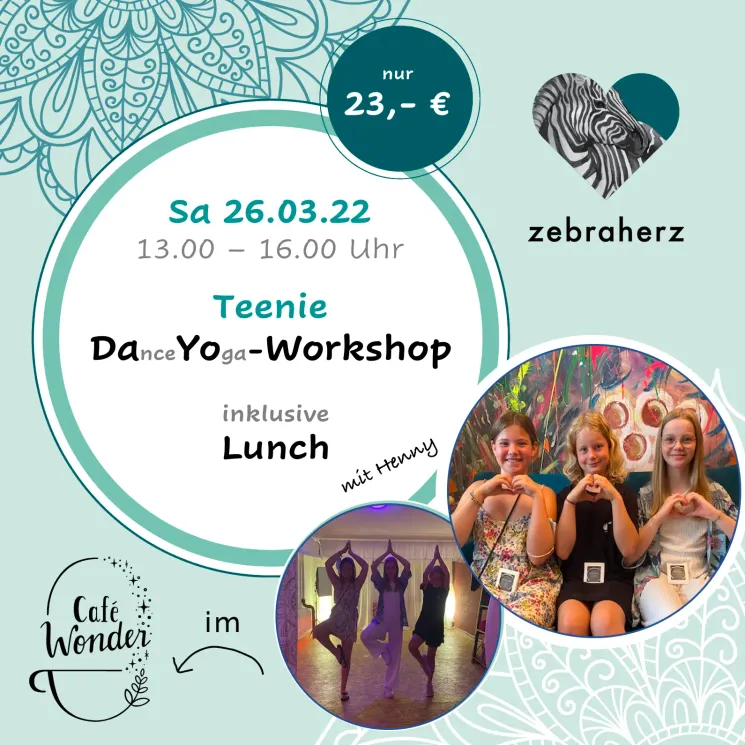 Teenie Dance & Yoga Workshop @ zebraherz
