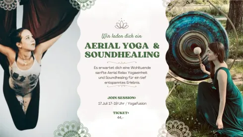 Aerial Yoga und Soundhealing @ Yogafusion
