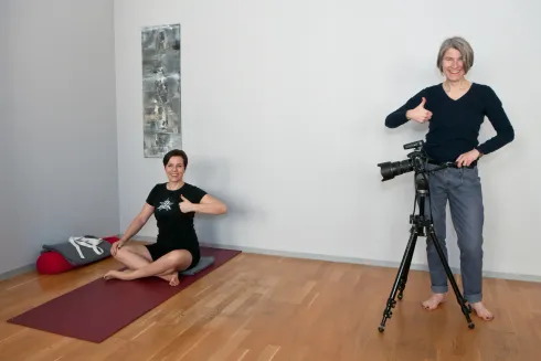 Zoom - Unterricht @ Yoga-Haus Dortmund