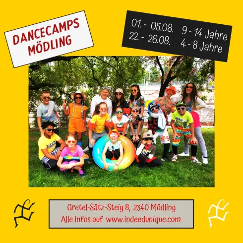 Summer Dance Camp 9-14 * A123 @ INDEED UNIQUE - Studio Mödling