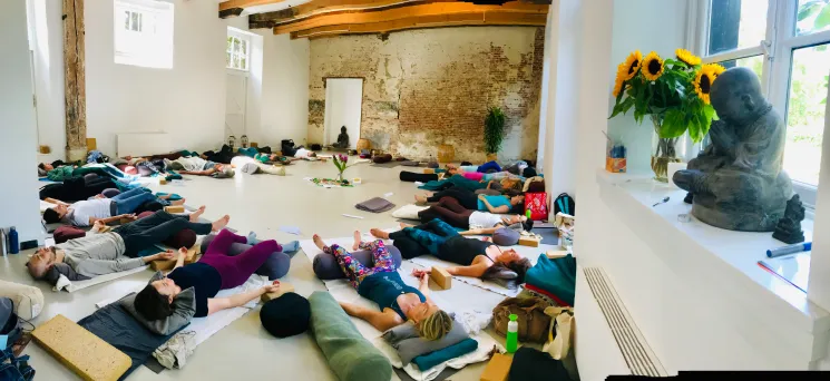 Online  Fundamentals 1 - Restorative Yoga & Meditation Teacher Training  @ Yogasite