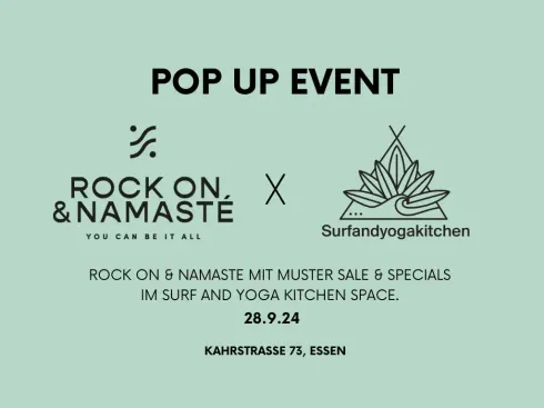 Rock on & Namaste X Surf and Yoga Kitchen: Pop Up Event in Essen @ Surf and Yoga Kitchen