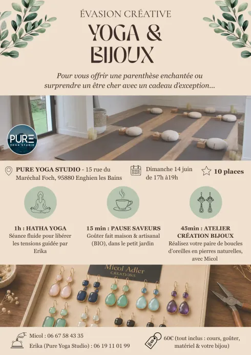 Yoga & Bijoux @ Pure Yoga Studio