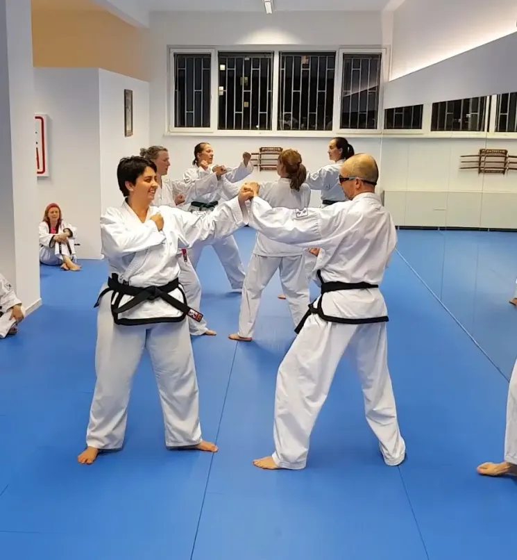 Technikkombinationen mit Raffaela @ Traditional Taekwon-Do Center Salzburg