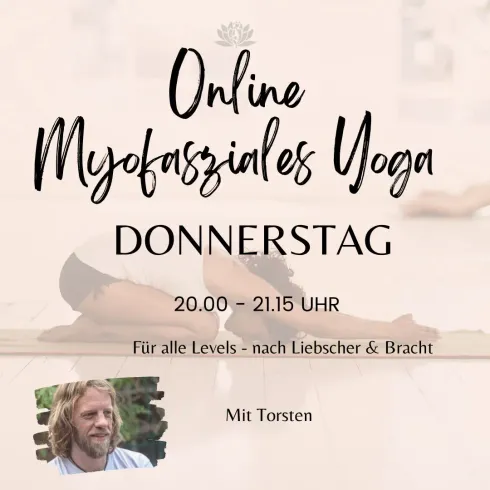 Schmerzfrei Leben - Myofasziales Yoga mit Torsten - nur Online @ Angela Grünewald