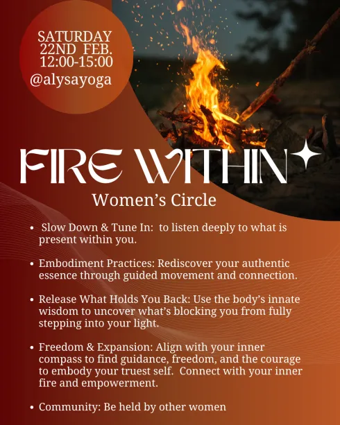  Fire Within: Women’s Circle @ Alysa Yoga