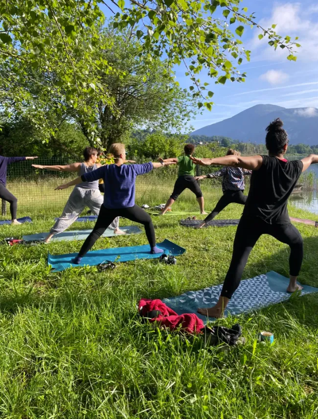 Stage de Yoga au Lac D'Aiguebelette du 18 au 20 Septembre 2026 🏞️ @ Pandi Panda Yoga
