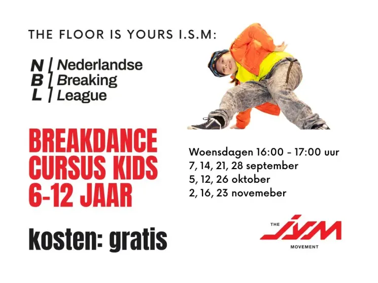 The floor is yours - breaksdance course kids @ The JYM Movement