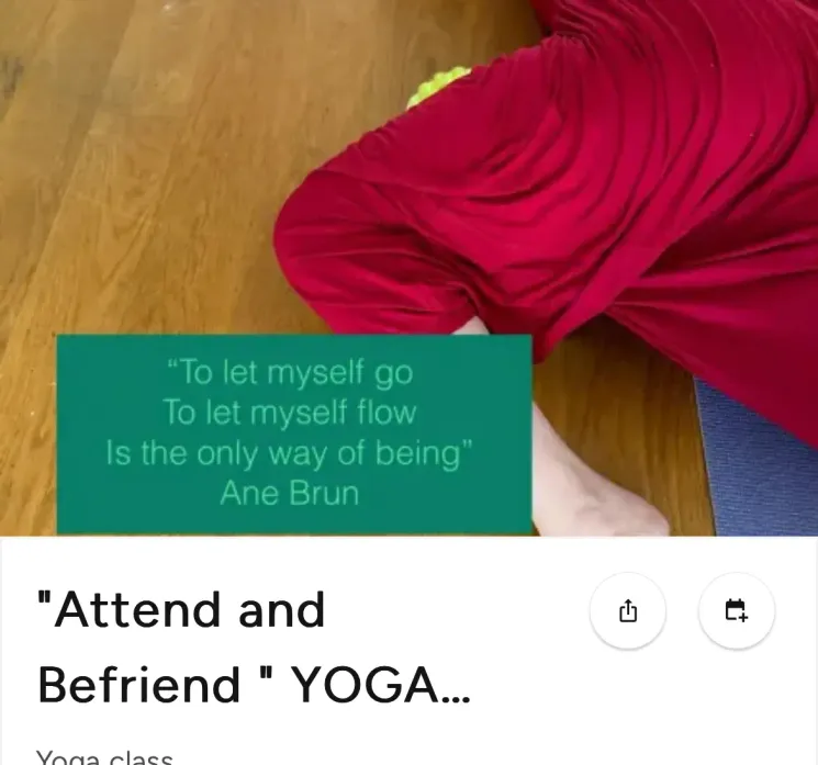 Attend and befriend -Restorative Yoga XL @ Jacqui Sunshine - Yoga and other soulful practices