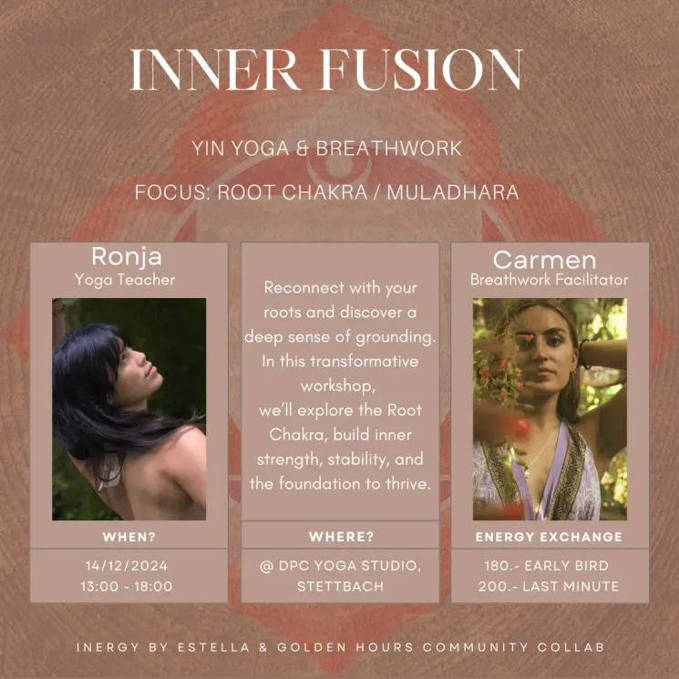 INNER FUSION  Workshop @ DPC Yoga Studio / DPC Academy