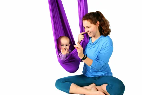 Aerial Mama Baby Yoga @ Yogafusion