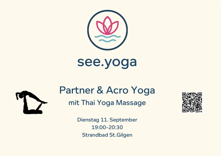 Partner & Acro Yoga @ see.yoga - Die Plattform für Yoga am Wolfgangsee