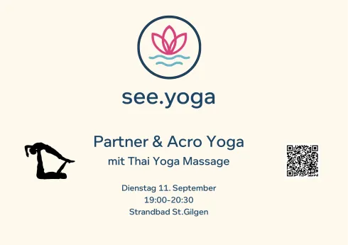 Partner & Acro Yoga @ see.yoga - Die Plattform für Yoga am Wolfgangsee