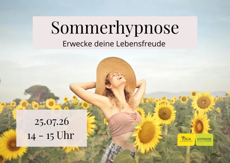 Sommerhypnose (ONLINE) @ Yoga & Hypnose Zentrum Schopfheim, Lebensfreude eG