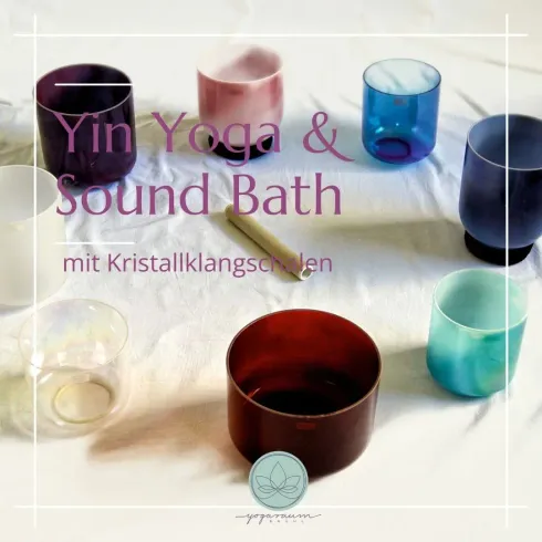 Yin Yoga & Sound Bath mit Kristallklangschalen @ Yogaraum Brühl