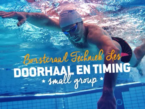 Losse Borstcrawl Techniek Les de Doorhaal en Timing Woensdag 29 juni 07.00 uur @ Personal Swimming
