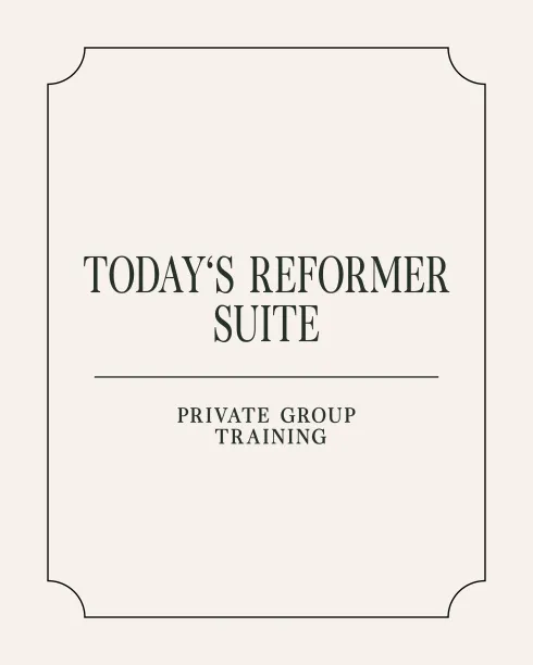 Today's Reformer Suite - Private Group Training (10 Wochen) @ Today's Pilates