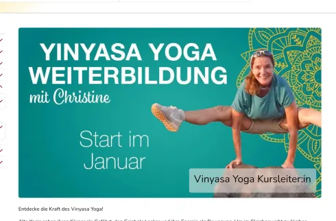 Vinyasa Yoga Weiterbildung mit Christine B. @ Yoga Vidya Mainz