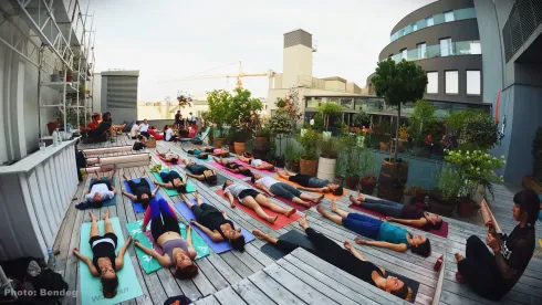 OUTDOOR Rooftop Movement Based Yoga @ Newborn Mums Yoga