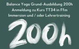 Grund-Ausbildung 200h  | Module und Zahlart einzeln wählbar |Darmstadt TT01 | Start: 27.05.2022 @ Balance Yoga - Studio City