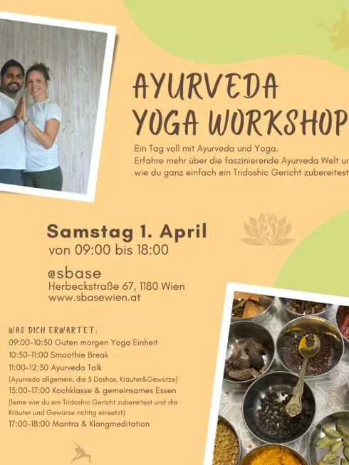 Ayurveda Yoga Workshop @ sbase - Dein Space für Gesundheit & Wohlbefinden