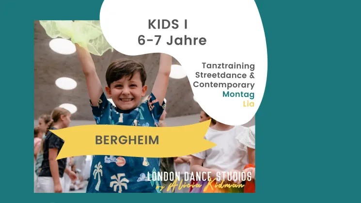 KIDS Bergheim, Tanztraining I; Streetdance & Contemporary für 6-7 Jährige mit Lia, 14 EH @ London Dance Studios